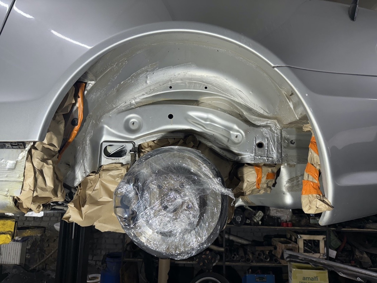 Антикоррозийная обработка Мерседес SL500 4 mers4